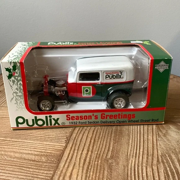 Publix 1932 Ford Sedan Delivery Open Wheel Street Rod Christmas - Picture 1 of 7
